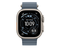 APPLE Watch Ultra 3 Naturalny Tytan/Niebieski Pasek 5G - 1362448 - zdjęcie 2
